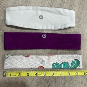 Bundle of 3 Lululemon Headbands